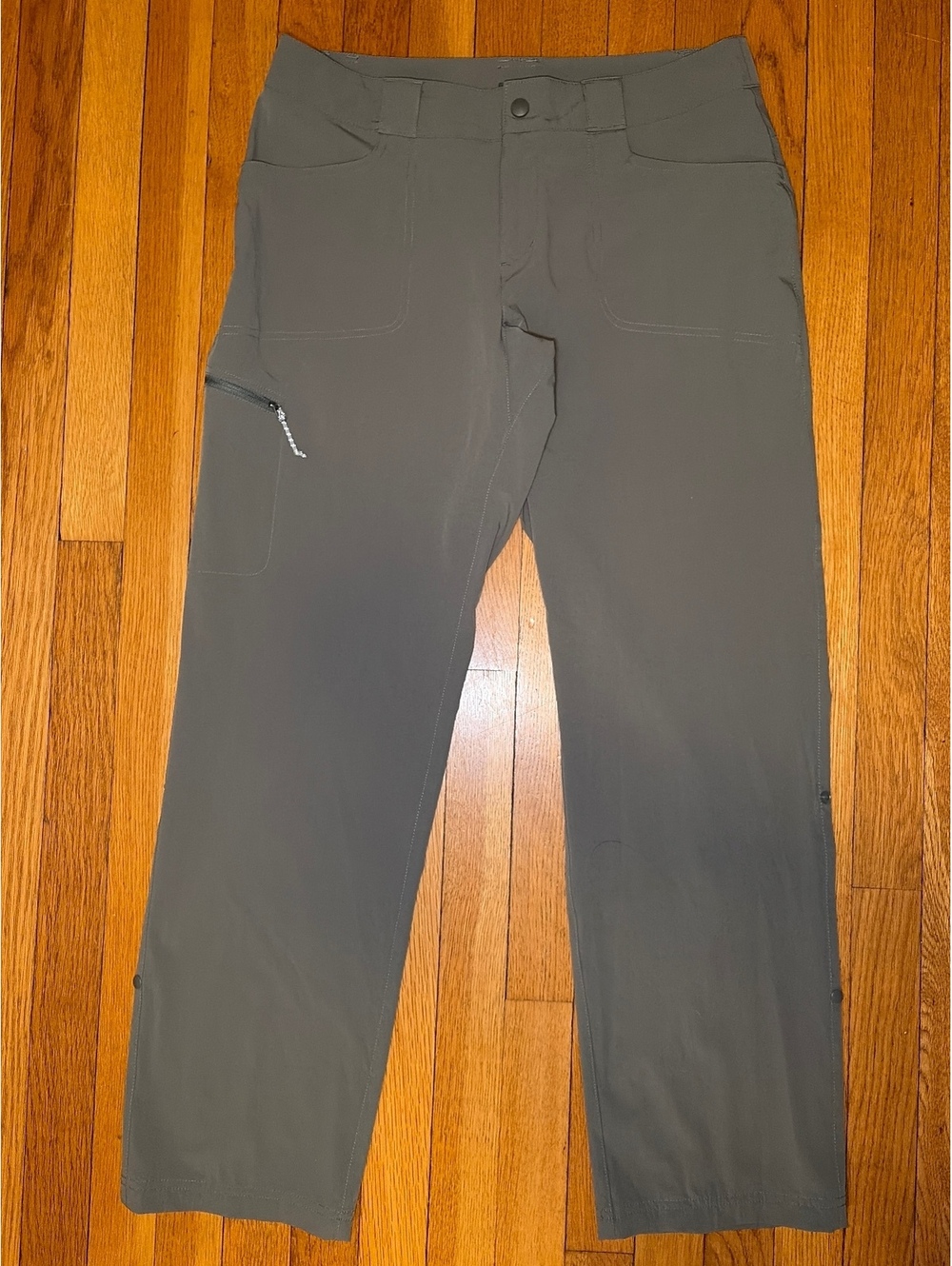 EMS Women's Hiking Pants 6 Short Olive Khaki Lightweight Quick Dry Stretch Trail